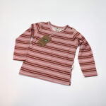 SHIRT RIGHE ROSA E MARRONE