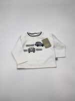 COMPLETO FELPA BIANCO E GRIGIO NEO - immagine 2
