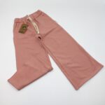 PANTALONE FELPA ROSA CROP